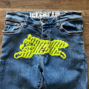 Ice Cream BBC Billionaire Boys Club Running Dog Denim Pants Size 30
